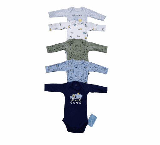 5 Pack  Long  Sleeved Onesies